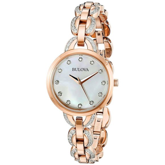 Bulova Rose Gold Ladies Dress Watch main image 5